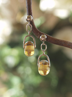 Amber Stud Spur Earrings