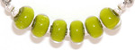 Parrot Green glass beads